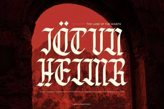 Kiosix | Blackletter Typeface
