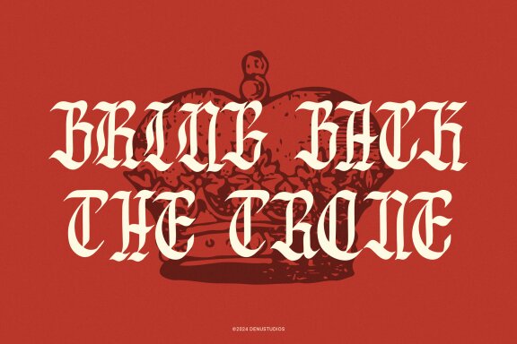 Kiosix | Blackletter Typeface