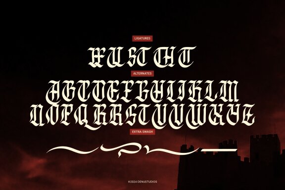Kiosix | Blackletter Typeface