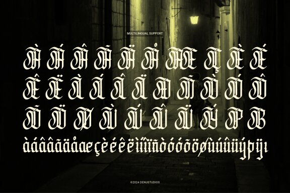 Syclone | Blackletter Typeface