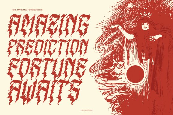 Menda Hixeon | Blackletter Typeface