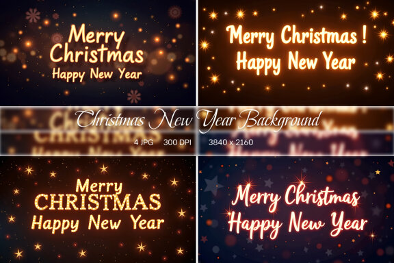 Christmas New Year Background