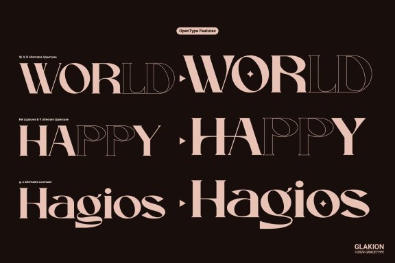 Glakion | Modern Display Serif