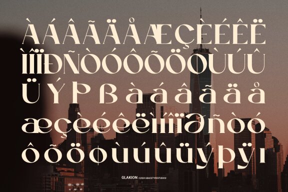 Glakion | Modern Display Serif