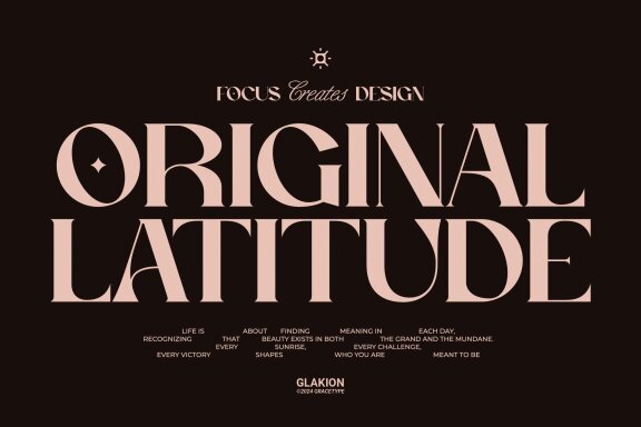 Glakion | Modern Display Serif