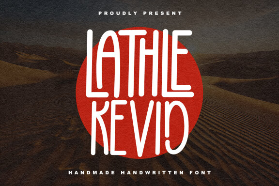 Lathle Kevid Handmade Handwritten Font