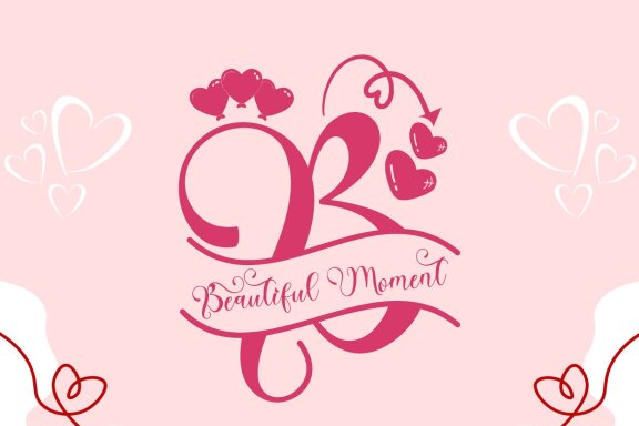 Dainty Valentine Monogram FREE Font