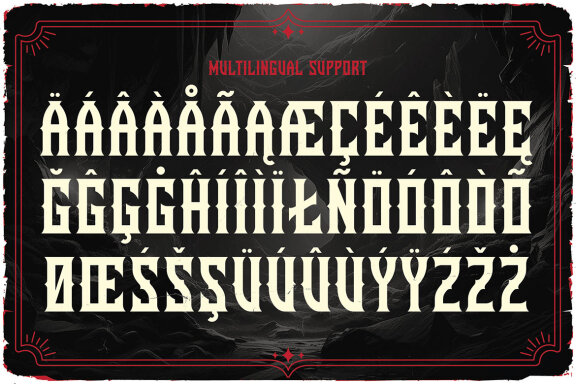 Myst Dungeon Vintage Label Font