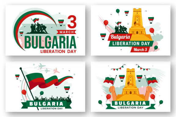 12 Bulgaria Liberation Day Illustration