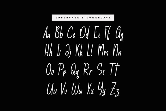 Dansols Avenquor Handwritten Font