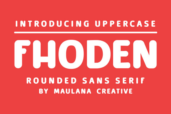 Fhoden Rounded Sans Serif Font