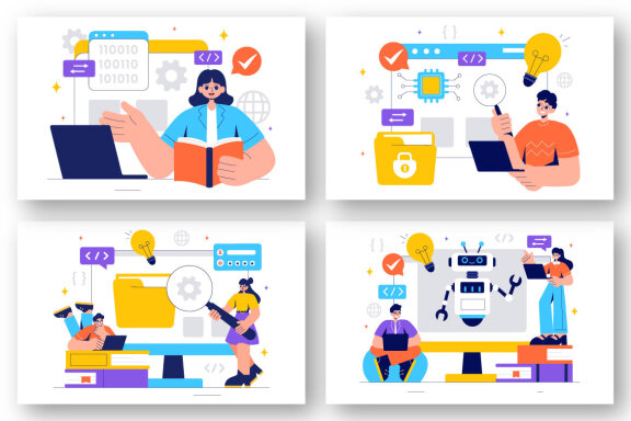 9 Informatics Software FREE Illustrations