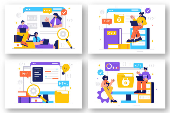 9 Informatics Software FREE Illustrations
