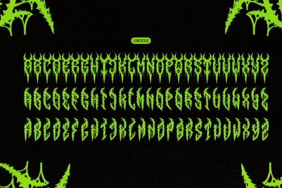 Rah Numbra | Death Metal Font