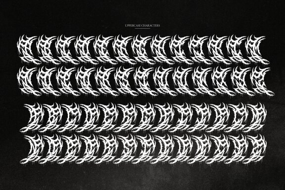 Harmful | Death Metal Font