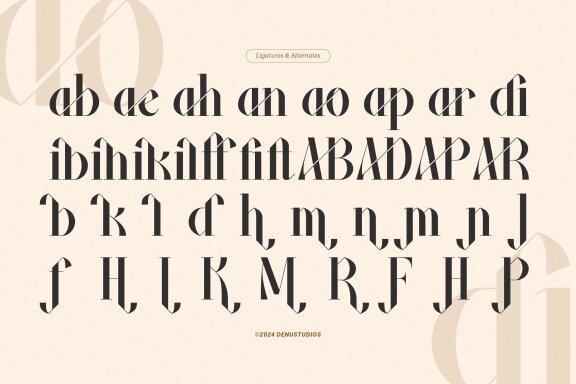Fiably Manor | Modern Display Serif