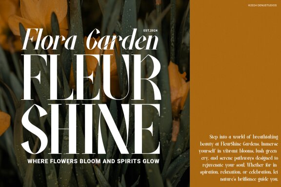 Fiably Manor | Modern Display Serif