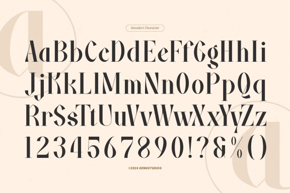 Fiably Manor | Modern Display Serif