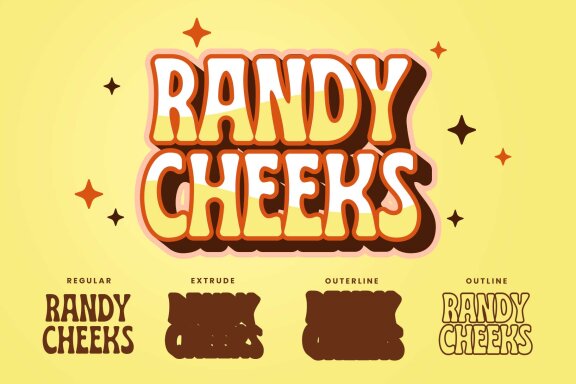 Hadney Buddy - Layered Font