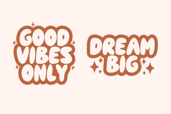 Cozy Blanket - Cute Bubble Font