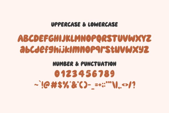 Cozy Blanket - Cute Bubble Font