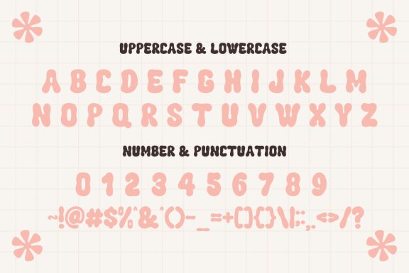 Sunday Funda - Cute Retro Bubble Font