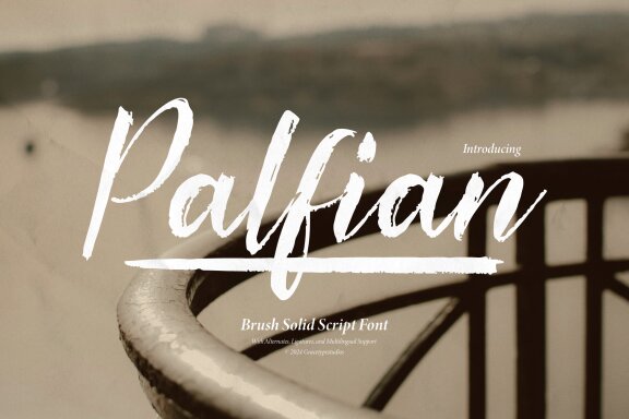 Palfian | Brush Solid Script