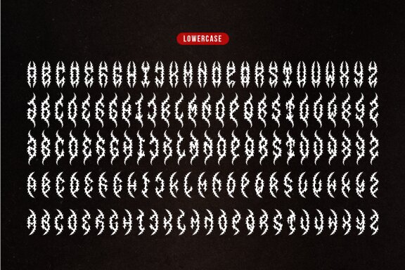 Doxen Sunhera | Death Metal Font