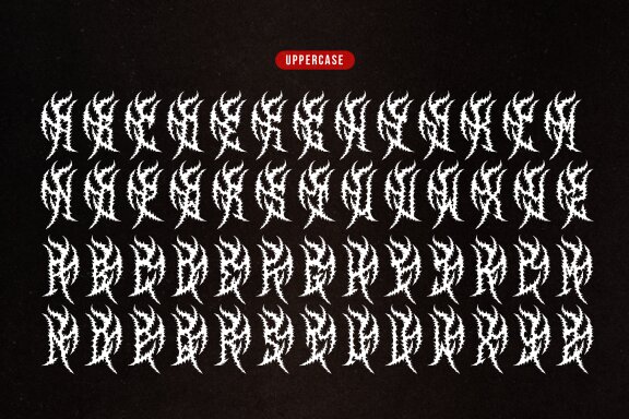 Doxen Sunhera | Death Metal Font