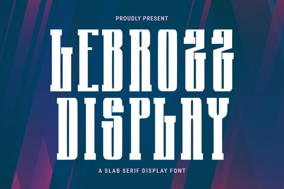 Lebrozz Slab Serif Display Bold Font