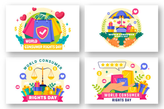 11 World Consumer Rights Day Illustration