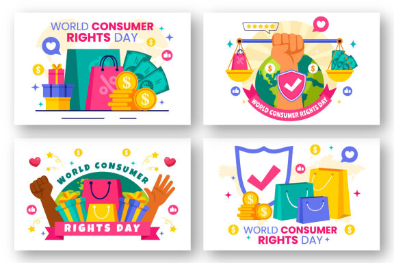 11 World Consumer Rights Day Illustration