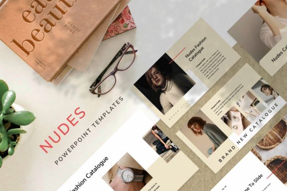 NUDES Powerpoint Template