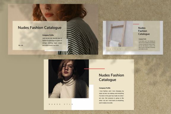 NUDES Powerpoint Template