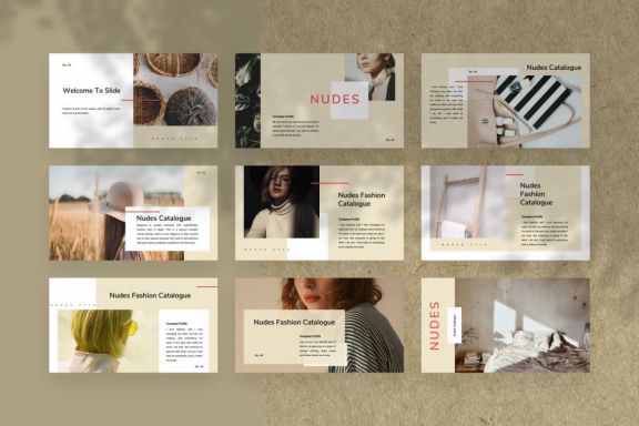 NUDES Powerpoint Template