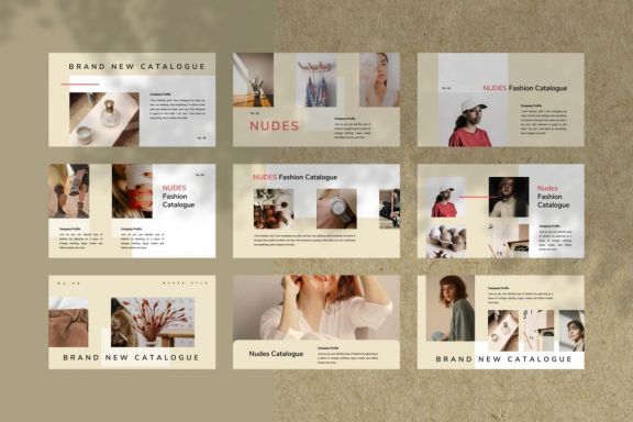 NUDES Powerpoint Template