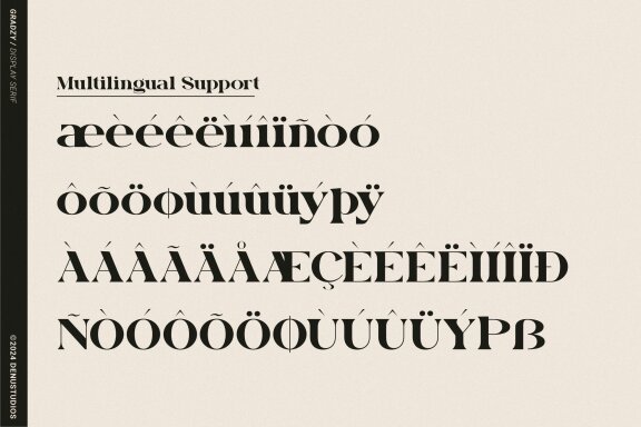 Gradzy | Display Serif Font