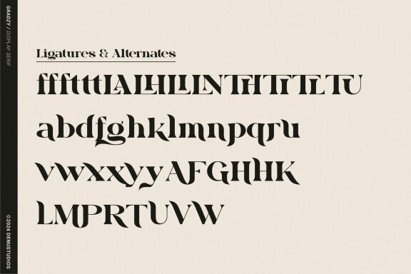 Gradzy | Display Serif Font