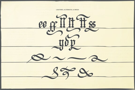Mayhart Windah | Blackletter Typeface