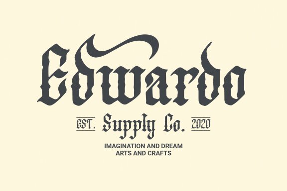 Mayhart Windah | Blackletter Typeface