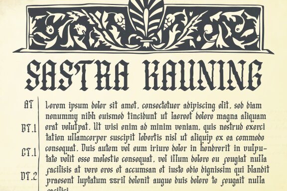 Mayhart Windah | Blackletter Typeface