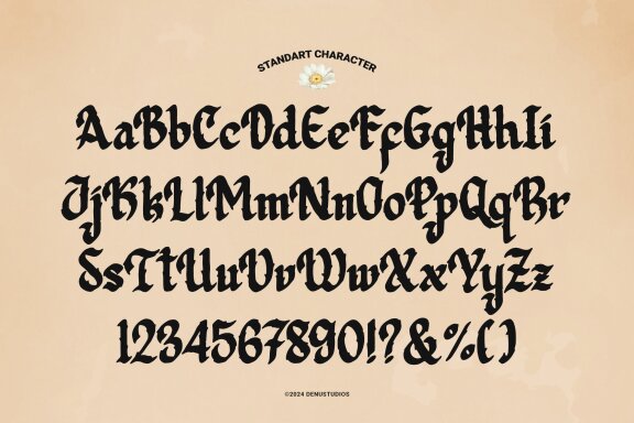 Secrilka | Blackletter Typeface