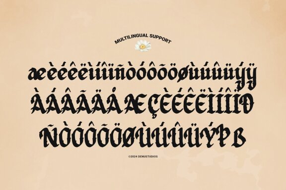 Secrilka | Blackletter Typeface