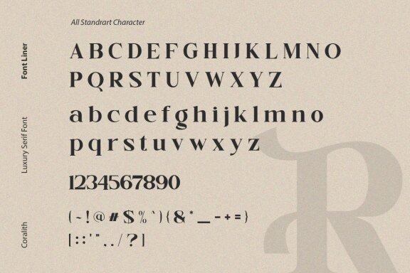 Coralith - Luxury Serif Typeface