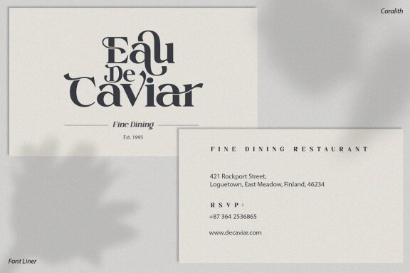 Coralith - Luxury Serif Typeface