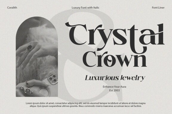 Coralith - Luxury Serif Typeface