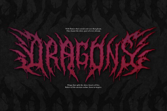 Morbion Necross | Death Metal Font