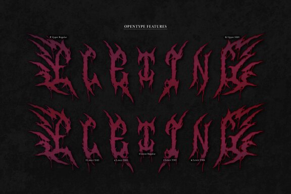 Morbion Necross | Death Metal Font