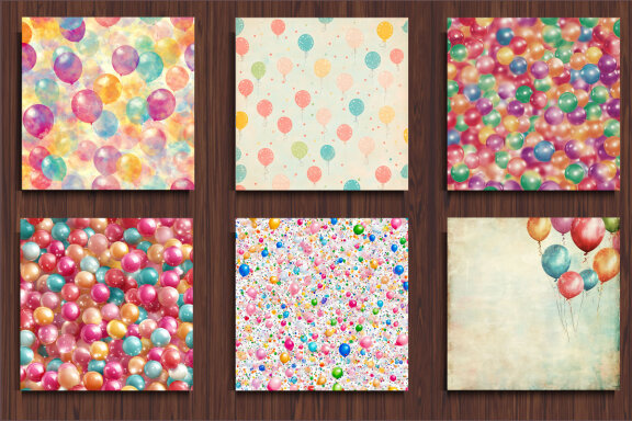 Happy Birthday Digital Papers