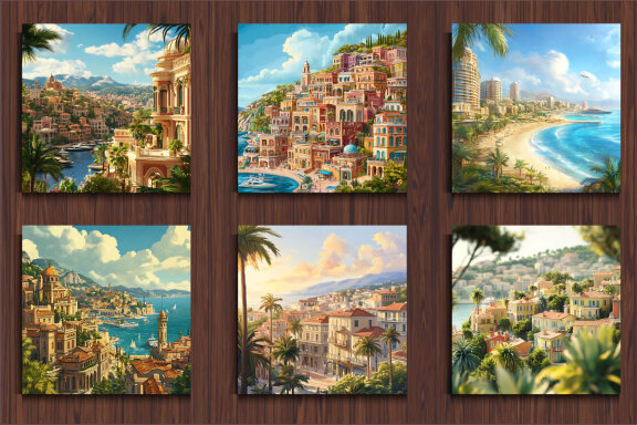 Riviera City Backgrounds